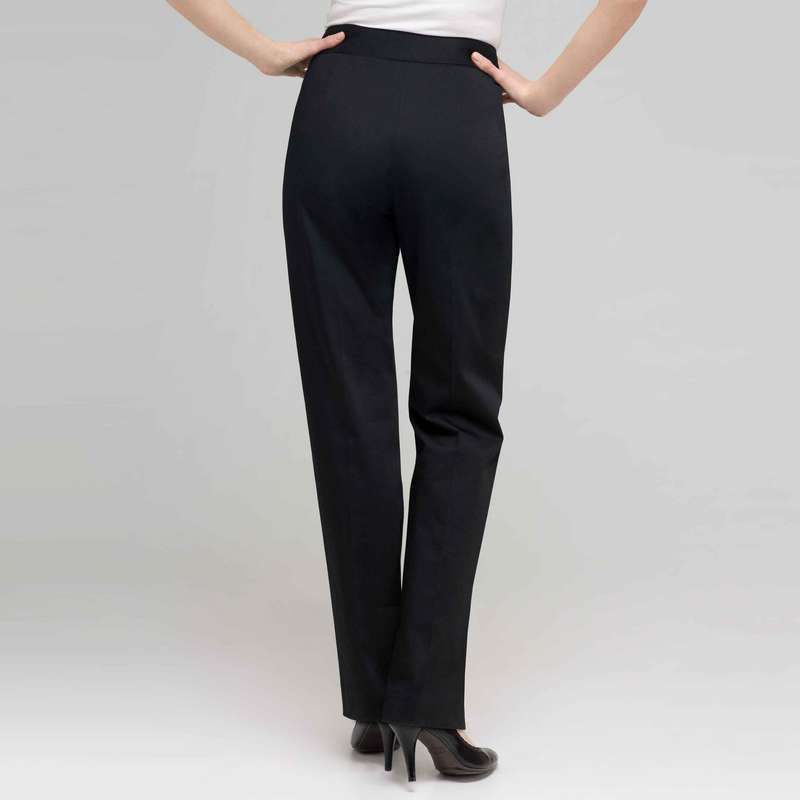 Straight Leg Pant., Black, large image number 1